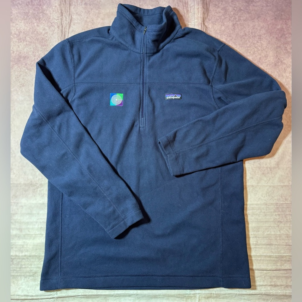 Patagonia Micro D Pullover Navy Blue Men’s Sz Large STY26175 Outdoors Hiking
